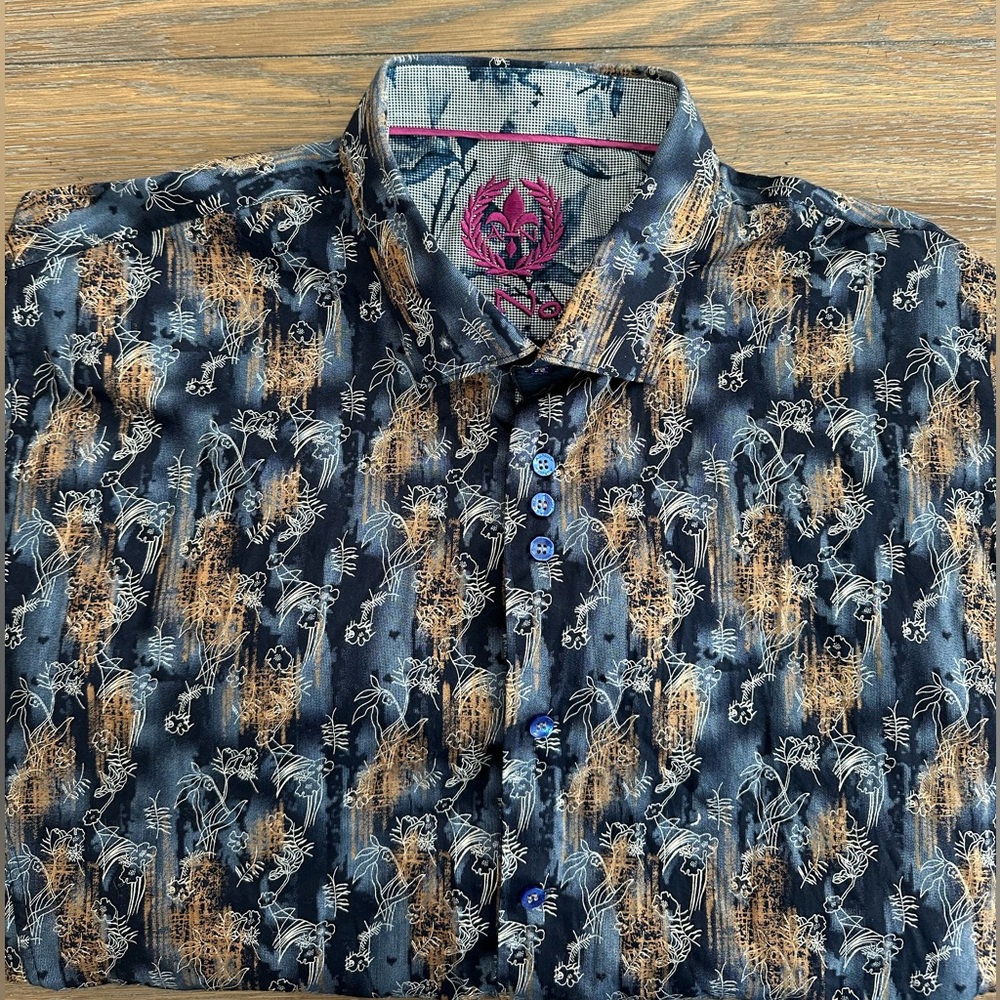 AU Noir Long Sleeve Button Down Shirt Size‎ XXL Great Condition